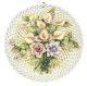 PIATTO CALLA Wall Plate Decorative Dish Hanging Ceramic Baroque 24k Gold Made Italy-Green