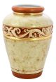VASO IRIS Vase Ceramic Artistic Creations 24k Gold Leaf  Decor Handcraft Made Italy-Red