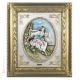 FRANCESCA Picture Bas-relief Porcelain Capodimonte Made in Italy