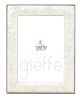Silver photo frame - Home decoration - Relief floral petals