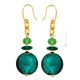 ORECCHINI WENDY fashion jewellery Earrings handmade pearls in Murano-Venice glass with silver 925 authentic Made in Italy