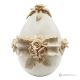HAZELNUT EGG – Centerpiece for table, fine Capodimonte porcelain, handmade