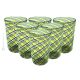 ACQUA CANNE Set 6 Tumbler Trinkgläser aus Muranoglas Made in Italy