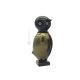 OWL Murano blown glass 24k gold leaf hand made authentic Made in Italy