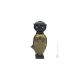 OWL Murano blown glass 24k gold leaf hand made authentic Made in Italy