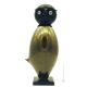 OWL Murano blown glass 24k gold leaf hand made authentic Made in Italy