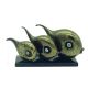 FISHES Murano blown glass 24k gold leaf hand made authentic Made in Italy