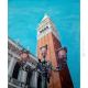 S.MARCO Painting on canvas by Massimo Scarpa with encaustic technique