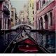 ROW Painting on canvas by Massimo Scarpa with encaustic technique