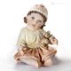 ZOE - Collectible doll, hand-decorated with fine details.